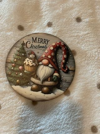 Set da 6 Sottobicchieri Legno Merry Christmas