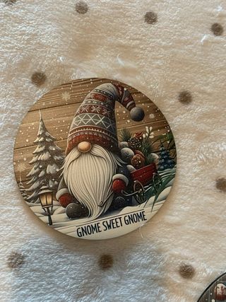 Set da 6 Sottobicchieri Legno Merry Christmas