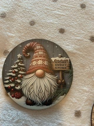 Set da 6 Sottobicchieri Legno Merry Christmas