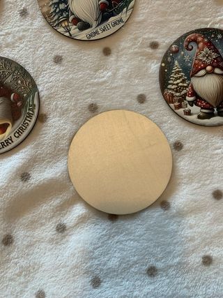 Set da 6 Sottobicchieri Legno Merry Christmas