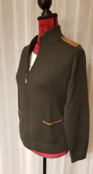 Chaqueta punto verde Lloyd's Talla S