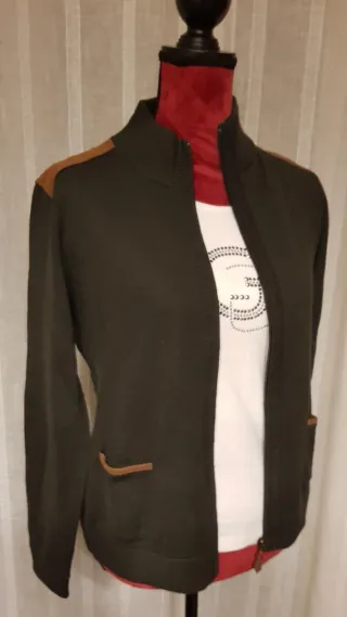 Chaqueta punto verde Lloyd's Talla S