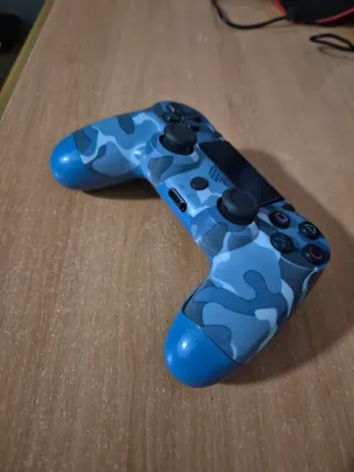 Mando PS4 Camuflaje Azul