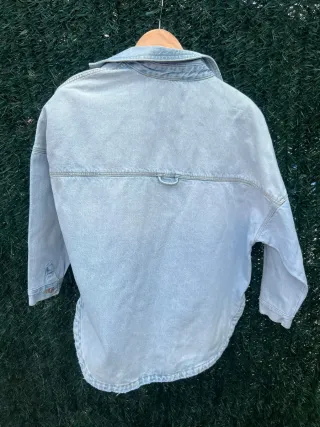 Chaqueta vaquera oversize Zara Talla S