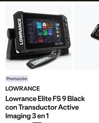 Sonda Lowrance Elite FS 9