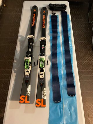 Esquís de Montaña Travesía niño equipo completo