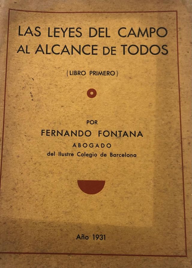 Las leyes del campo al alcance de todos 1931