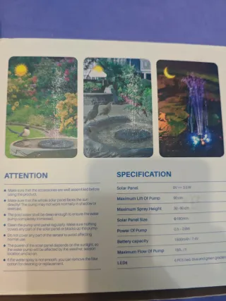 Pompa solare per fontane OKMEE GD088B