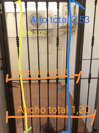 Rejas de seguridad para puerta y ventana