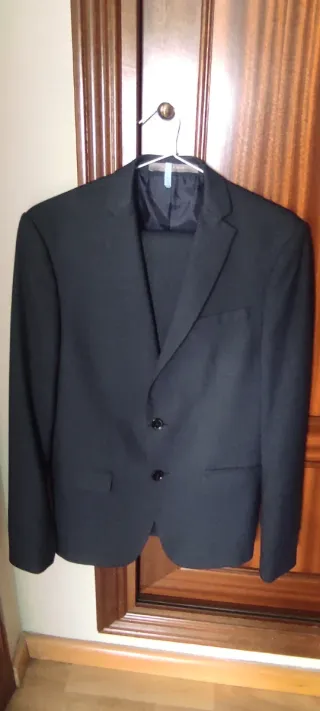 Traje de vestir hombre azul Zara