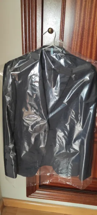 Traje de vestir hombre azul Zara