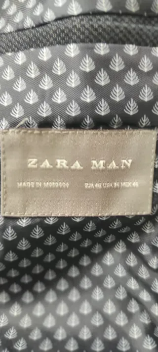 Traje de vestir hombre azul Zara