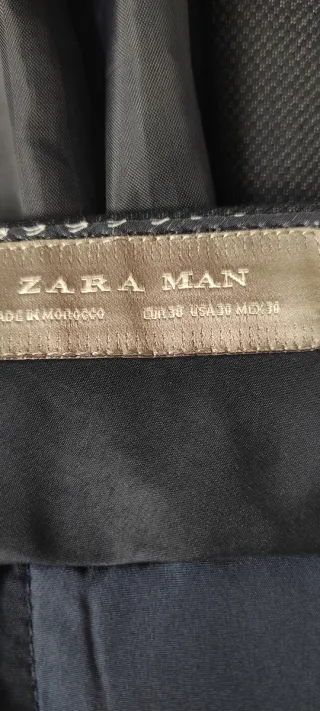 Traje de vestir hombre azul Zara