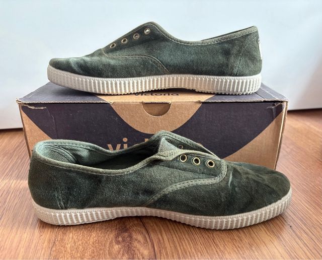 Victoria zapatillas terciopelo