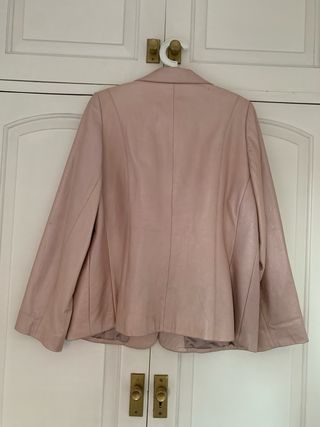 Jones New York Chaqueta Cuero Rosa