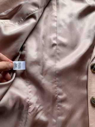 Jones New York Chaqueta Cuero Rosa