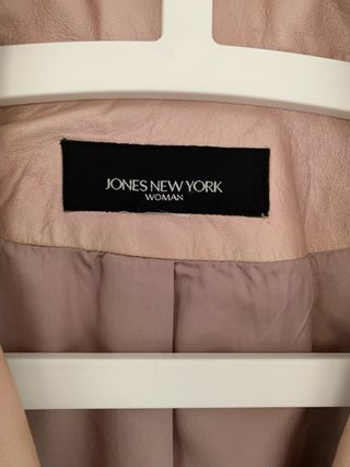 Jones New York Chaqueta Cuero Rosa