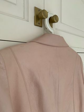 Jones New York Chaqueta Cuero Rosa