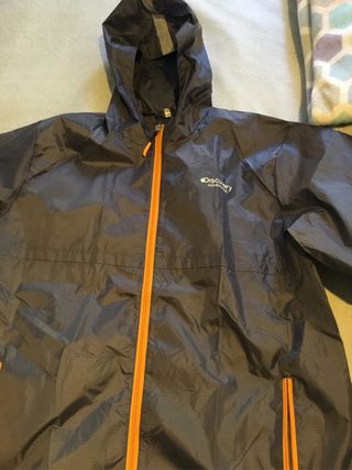 Chubasquero Discovery Talla L Naranja