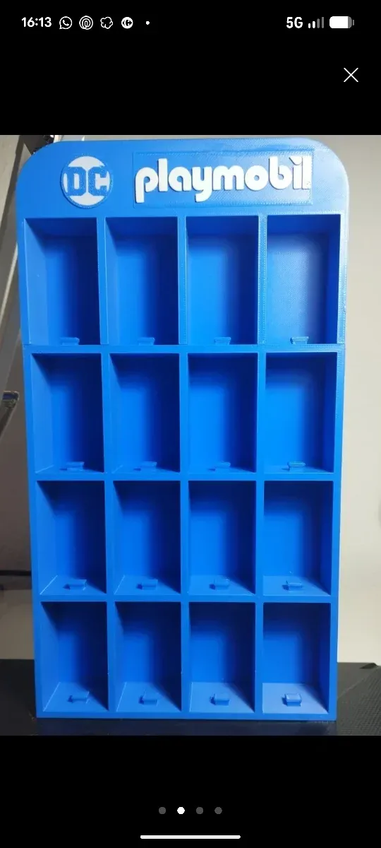 Scaffale espositivo Playmobil DC Comics per Clara