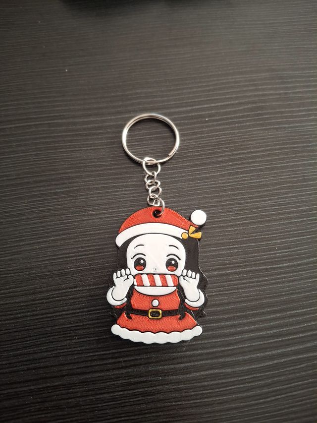 Chaveiro de personagem natalino