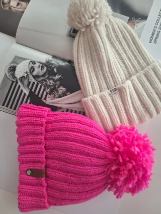 Berretto 100% lana fatto a mano