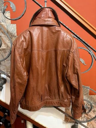 Giubbino aviatore vera pelle vintage