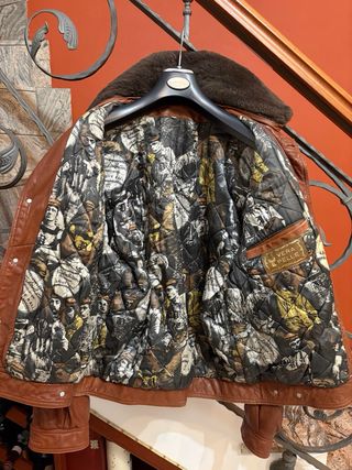 Giubbino aviatore vera pelle vintage