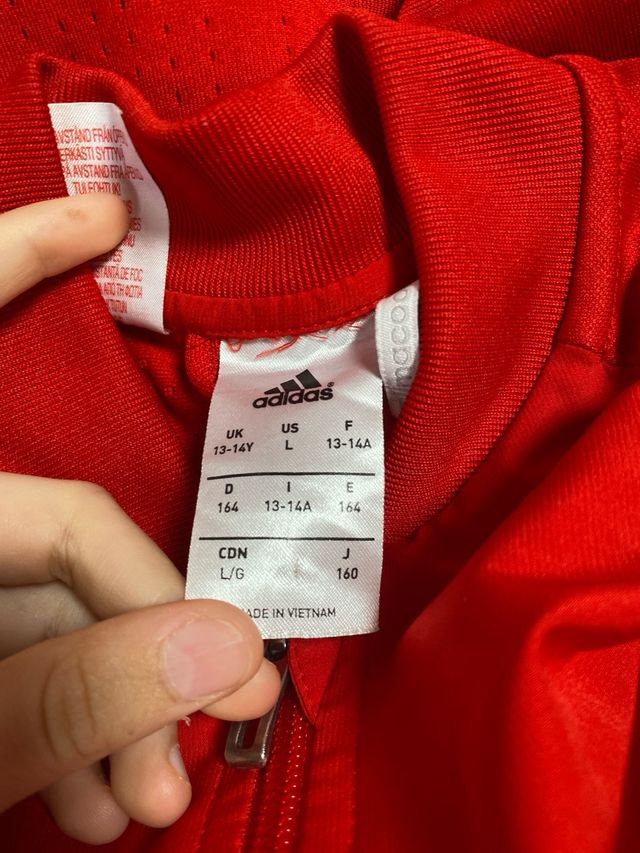 Chaqueta Adidas Roja