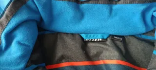 Pantalón y chaqueta de esquí infantil azul