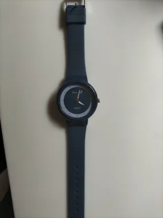 Reloj Glashutte Quartz Azul y Blanco