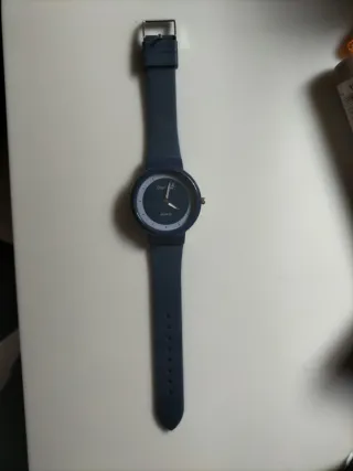 Reloj Glashutte Quartz Azul y Blanco