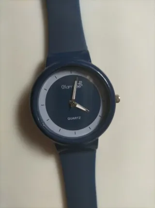 Reloj Glashutte Quartz Azul y Blanco