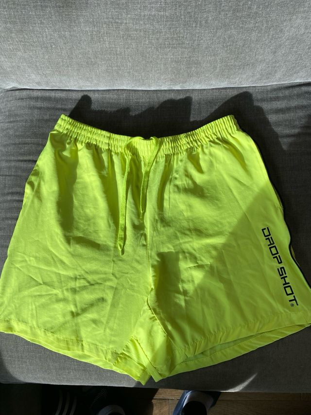 Pantalón corto deportivo Drop Shot amarillo