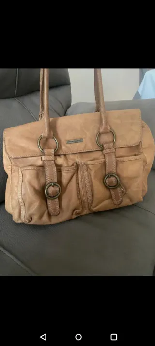 Borsa Penny Black Beige/Marrone Pelle