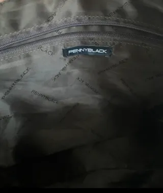 Borsa Penny Black Beige/Marrone Pelle