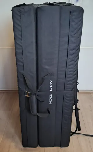 Crashpad Mad Rock Triple nero, ideale per arrampicata, boulder e blocco