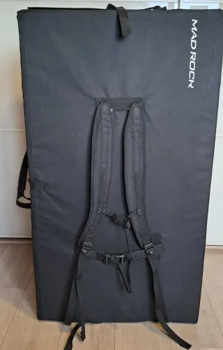 Crashpad Mad Rock Triple nero, ideale per arrampicata, boulder e blocco