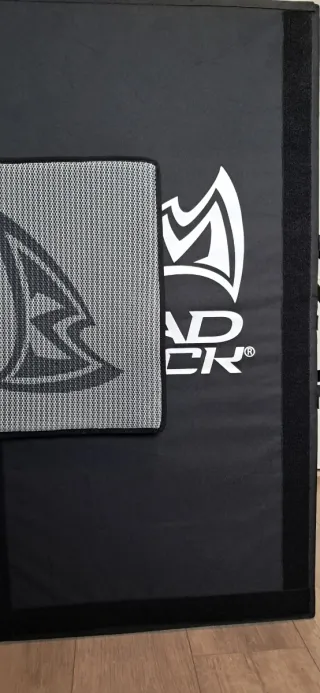 Crashpad Mad Rock Triple nero, ideale per arrampicata, boulder e blocco