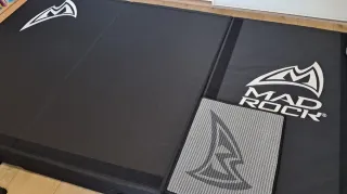 Crashpad Mad Rock Triple nero, ideale per arrampicata, boulder e blocco