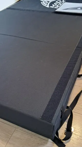 Crashpad Mad Rock Triple nero, ideale per arrampicata, boulder e blocco