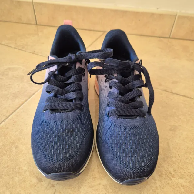 Zapatillas deportivas mujer azul y rosa