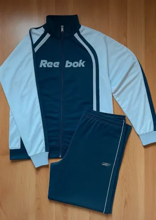 Conjunto Chándal Reebok Vintage Azul y Blanco