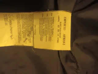 Anorak Emporio Armani Negro Hombre Talla S.