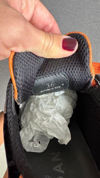 Zapatillas Hogan grises y naranjas