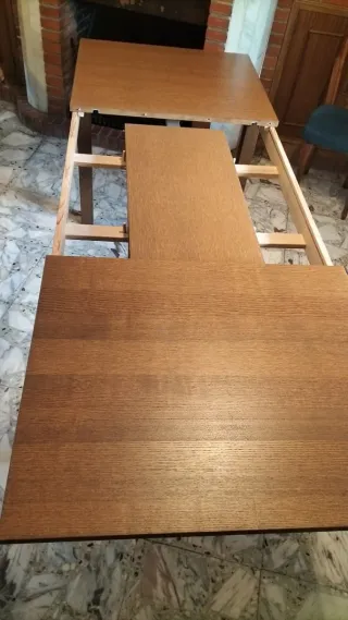 Mesa extensible madera