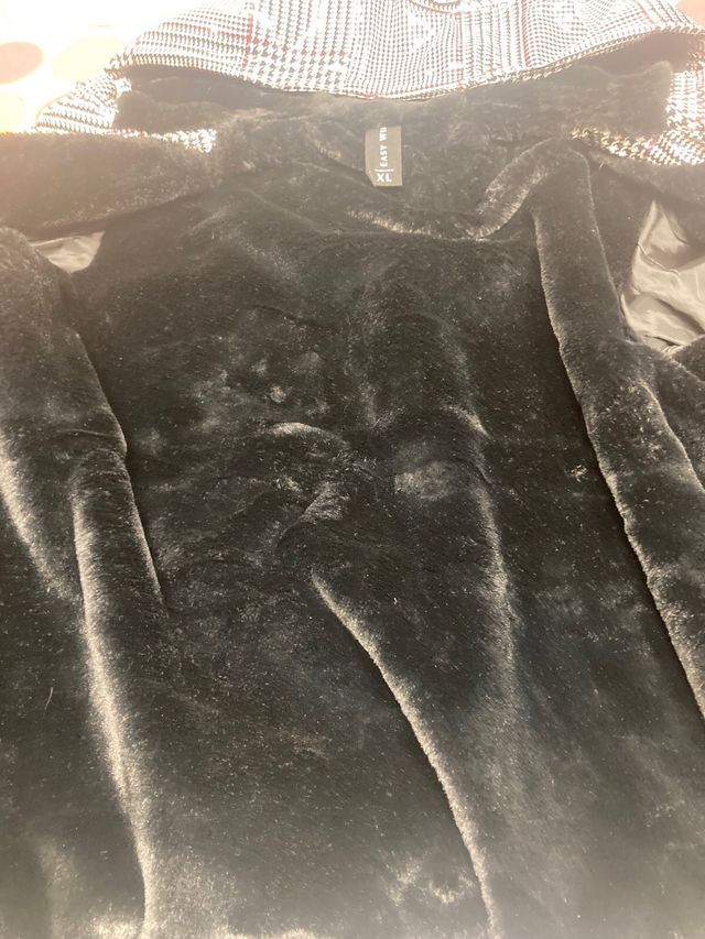 Chaqueta impermeable invierno cuadros