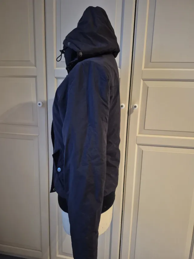 Giubbotto blu con cappuccio Element