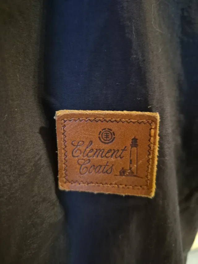 Giubbotto blu con cappuccio Element