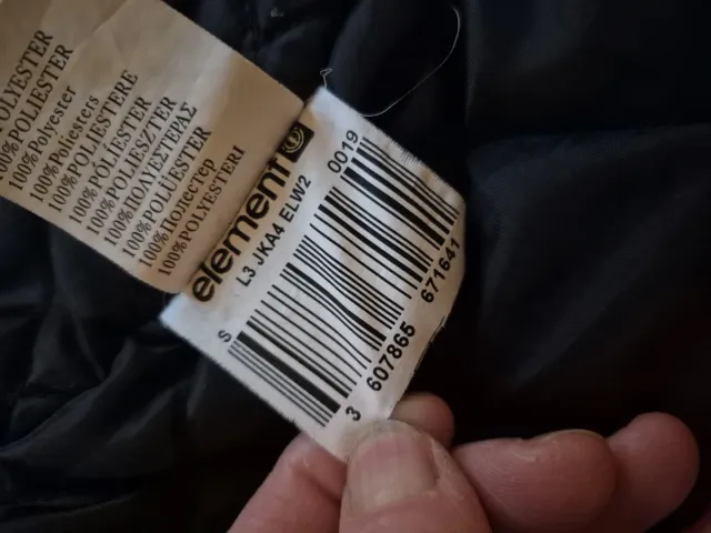 Giubbotto blu con cappuccio Element